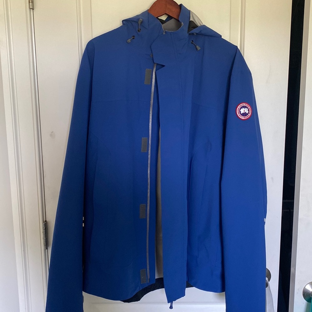 Mens Blue Canada Goose Lightweight Jacket